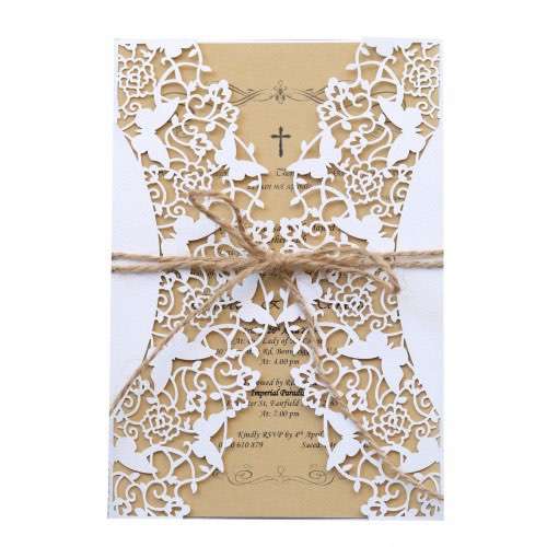 Vellum Paper Invitation Wedding Supplies Holiday Greeting Card Wholesale